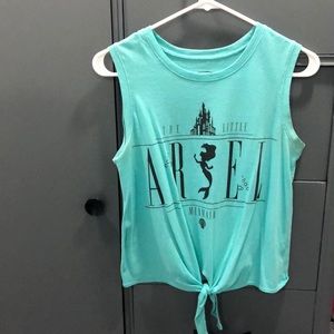 T-shirt material Ariel tank top